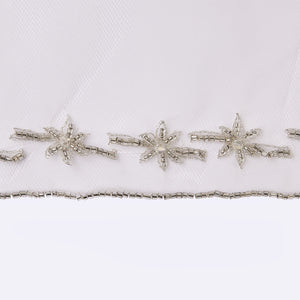 Baroque veil with beading style #11