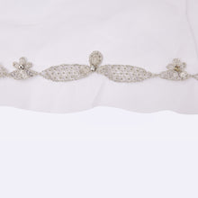Baroque veil with beading style #13