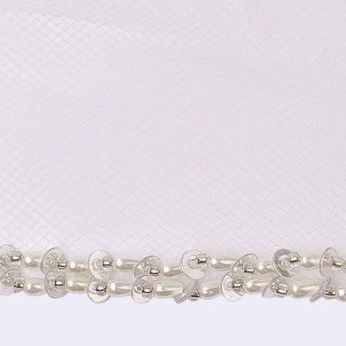 Baroque veil with beading style #14
