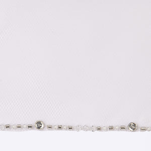 Baroque veil with beading style #17