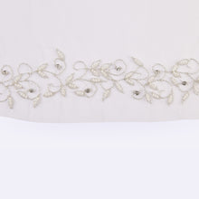 Baroque veil with beading style #4