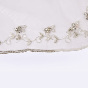 Baroque veil with beading style #2