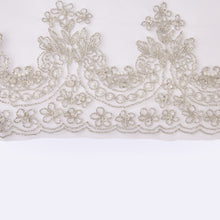 Baroque veil with beading style #3