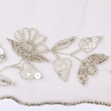 Baroque veil with beading style #5
